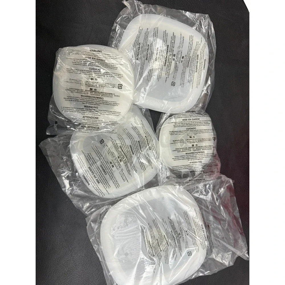 Prepology 10 Piece Red Microwave Bowl Set Vented Airtight Lids Nesting Bowls
